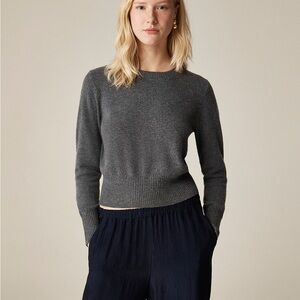 J. Crew | Cashmere Shrunken Crewneck Sweater | Size XS